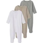 TWO SOON Pijama bege / acinzentado / branco