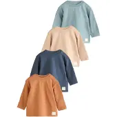 Next Camisola bege / azul pastel / azul escuro / castanho