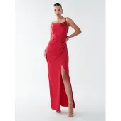 BWLDR Vestido 'Reenie' vermelho