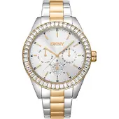 DKNY Relógio Feminino Nolita Multi Glitz 40 Mm