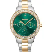 DKNY Relógio Feminino Parsons Multi Glitz 40 Mm