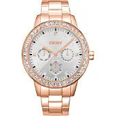 DKNY Relógio Feminino Parsons Multi Glitz 40 Mm