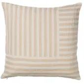 Broste Copenhagen Capas de Almofada FRANKIE - Castanho - 50x50 cm