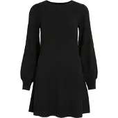 Vila Vestido de malha 'VIRICKY' preto