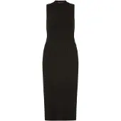 Yumi Vestido de malha preto
