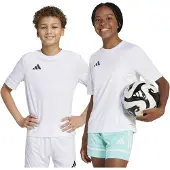 Adidas Camisa funcionais 'Squa25' preto / branco