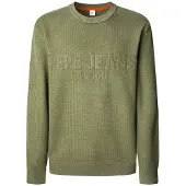 Pepe Jeans para homem. PM7000016 Camisola Phineas verde (S), Casual, Viscoso