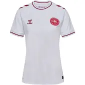 Hummel Camisola de futebol 'DBU 2025' vermelho / vermelho escuro / branco