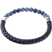 Tommy Hilfiger Bracciale Pelle Sodalite 2790475 — Bracciale