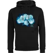 Mister tee Sweatshirt 'Ice Rings' azul / preto