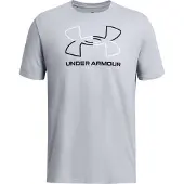 Under Armour Camisa funcionais 'FOUNDATION' cinzento / preto / branco