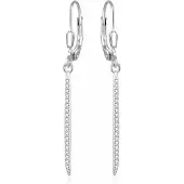 Beneto Brincos em prata Fashion com correntes AGUC1075L
