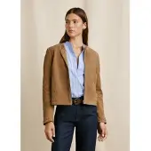 Pepe Jeans para mulher. PL4024347 Casaco bege Sonna (XL), Marrom, Casual, Pele