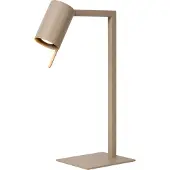 Lucide Candeeiro de secretária Lesley, cinzento-acastanhado, altura 50 cm, metal