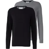 s.Oliver Pullover cinzento / preto
