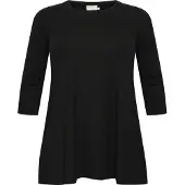 KAFFE CURVE Camisa 'Jena' preto