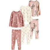 Next Pijama grafite / malva / rosa escurecido / branco natural