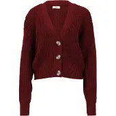 JDY Casaco de malha 'JDYJUSTY' vermelho vinho