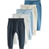 Next Calças bege / navy / azul pastel / cinzento claro
