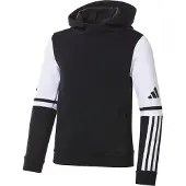 Adidas Sweatshirt de desporto 'Squadra 25 Sweat Hoodie' preto / branco