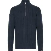 !Solid Pullover 'SDArian' azul escuro
