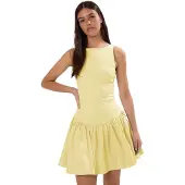 Trendyol Vestido de cocktail amarelo