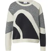 Comma casual identity Pullover bege claro / preto