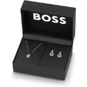 BOSS Live Precious 1570198 steel jewelry set (Collana, Orecchini)