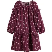 Desigual , Vestido Boho flores, AlgodÃO, Vermelho, 5/6