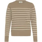 Oxmo Pullover 'FKEANA' bege / branco