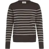 Oxmo Pullover 'FKEANA' umbra / branco