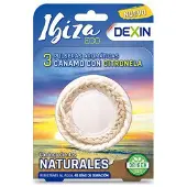 Dexin Braccialetti antizanzare citronella Ibiza 3 unità — Braccialetto antizanzare