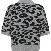 Kaffe Pullover 'KASandra' acinzentado / preto