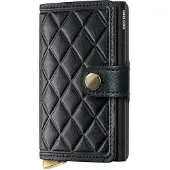 Secrid Carteira De Couro Miniwallet Emboss Diamond