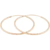 JVD Pink gold plated Orecchini rings SVLE0215XD5RO - Diameter: 4 cm
