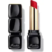 Guerlain KissKiss Tender batom fosco 910 Wanted vermelho 2,8 g
