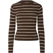 Pieces Pullover creme / chocolate