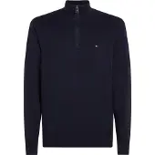 Tommy Hilfiger Suéter Com Meia-zíper Pima Org Ctn Mock
