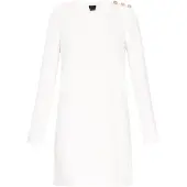 Dreimaster Klassik Vestido de malha branco