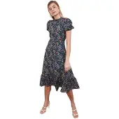 Trendyol Vestido vermelho ferrugem / branco