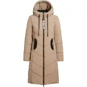 Khujo Sobretudo de inverno 'ARIBAY4 LIGHT' bege / preto