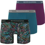 Scotch & Soda Boxers Ssfa25m156476 Brief 3 Unidades