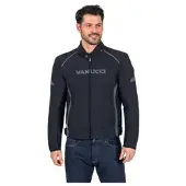 Vanucci VSJ-7 Homem JAQUETA TÊXTIL Preto 54