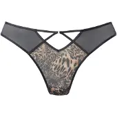 LASCANA Tanga castanho / cappuccino / preto