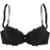LASCANA Soutien preto / transparente