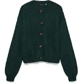 Vero Moda Casaco de malha 'VMLea' verde escuro