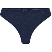 Hunkemoller Tanga 'Marine' marinho