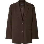 Pieces Blazer 'PCKamil' castanho escuro