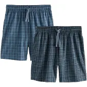 Next Calças de pijama navy / genciana / azul céu / branco