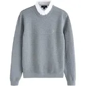 Next Pullover cinzento / branco